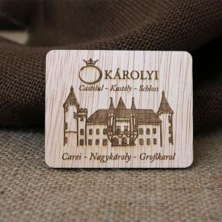 Magnet De Frigider Gravat,  Castelul Karolyi Carei