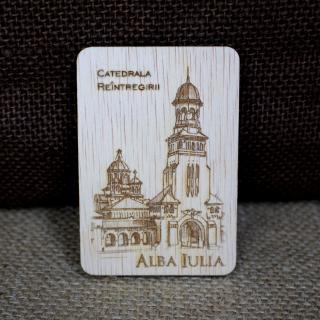 Magnet de frigider gravat, Catedrala Reintregirii Neamului Alba Iulia