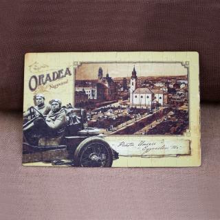 Puzzle suvenir   Piata Unirii, Oradea  , vintage, 120 piese