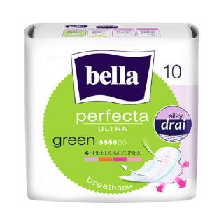 Absorbante Bella pentru femei Perfecta Slim Green, 10 bucati