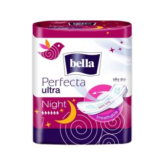 Absorbante Bella pentru femei Perfecta Slim Night, 7 bucati