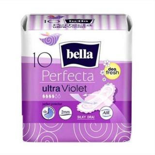 Absorbante Bella pentru femei Perfecta Slim Violet, 10 bucati