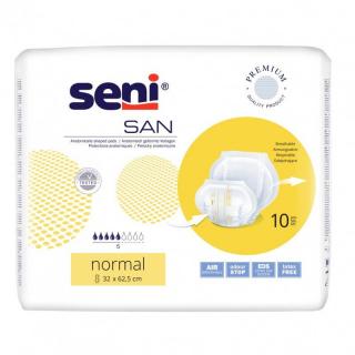 Absorbante incontinenta adulti forma anatomica San Seni   Normal, 10 bucati