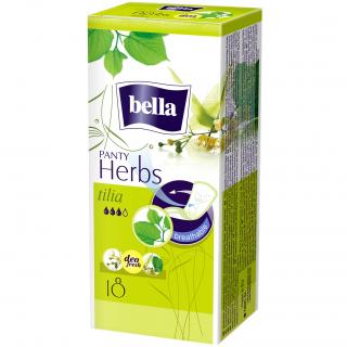 Absorbante zilnice Bella pentru femei Herbs Panty Floare de tei, 18 bucati