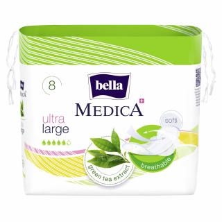 Absorbante zilnice Bella pentru femei Medica Ultra Large, 8 bucati