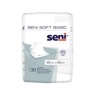 Aleze igienice de protectie Seni   Soft Basic, 60 x 60 cm, 30 bucati