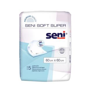 Aleze igienice de protectie Seni   Soft Super, 60 x 60 cm, 5 bucati