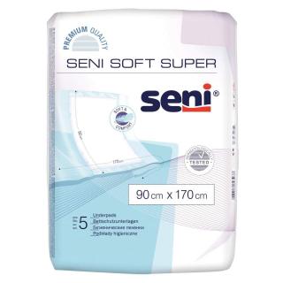 Aleze igienice de protectie Seni   Soft Super, 90 x 170 cm, 5 bucati