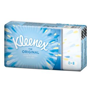 Batiste igienice uscate Kleenex HNK Original, 8 pachete cu 9 batiste