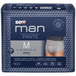 Chilot absorbant barbati Seni Man Pants, Medium, 10 bucati