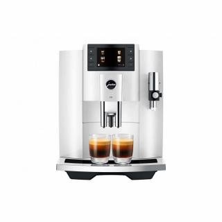 Espressor automat profesional JURA E8, afisaj TFT, 15 bari, 1.9 l, Piano White