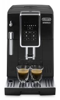 Expressor Automat De,  Longhi Dinamica Ecam 350.15.B, 1450 W, Cafea si Espresso, Rezervor 1.8 L, 15 Bar, Negru