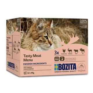 Hrana Umeda pentru pisici Bozita  A, multi aroma, 12 x 85 gr