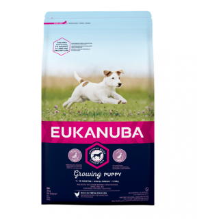 Hrana uscata Caini EUKANUBA Growing Puppy Small Breed Chicken 3 kg