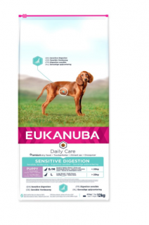 Hrana uscata Caini EUKANUBA Puppy Daily Care Sensitive Digestion 12 kg