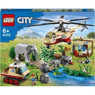 LEGO City - Operatiune de salvare a animalelor salbatice 60302, 525 piese