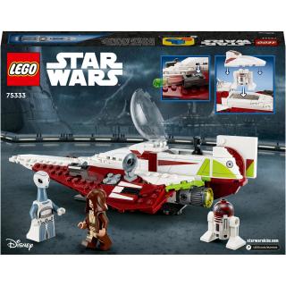 LEGO   Star Wars,   - Jedi Starfighter,  -ul lui Obi-Wan Kenobi,   75333, 282 piese