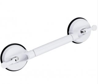 Maner de siguranta pentru baie SUNDO, greutate maxima 60 Kg, Alb