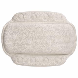 Perna de baie cu ventuza, din PVC, Alb
