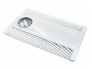 Pieptan special Sundo pentru indepartarea paduchilor din par , din tehnopolimer, Gri