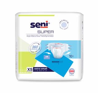 Scutece Adulti Seni Super Extra Small 6 picaturi, 40 60 cm, 10 Bucati