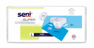 Scutece Adulti Seni Super Large 6 picaturi, 100 150 cm, 30 Bucati