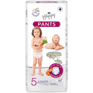 Scutece-chilotel Happy Pant Junior 5, 11-18 kg, 40 bucati