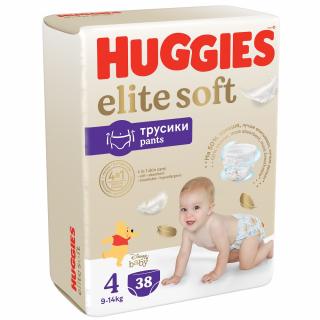 Scutece chilotel Huggies Elite Soft Pants, Nr. 4, 9-14 kg, 38 buc