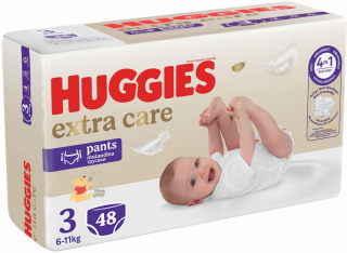 Scutece chilotel Huggies Extra Care Pants, Nr. 3, 6-11 kg, 48 buc