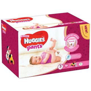 Scutece chilotel Huggies Pants, Girl, Marimea 3, 6-11 kg, 88 bucati_EOL