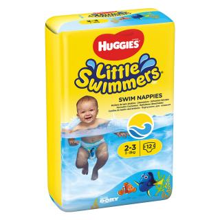 Scutece chilotel pentru apa Huggies Dory Little Swimmers, Marimea 2-3, 3-8 kg, 12 bucati