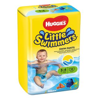 Scutece chilotel pentru apa Huggies Dory Little Swimmers, Marimea 3-4, 7-15 kg, 12 bucati