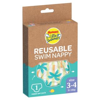 Scutece chilotel refolosibili pentru apa Huggies Little Swimmers Tropical , Marimea 3-4, 1 bucata