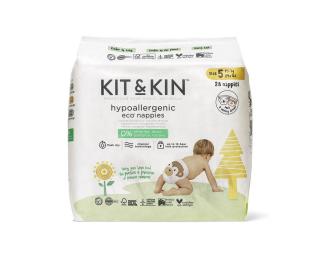 Scutece Hipoalergenice Eco KitKin, Marimea 5, 11 kg+, 28 buc