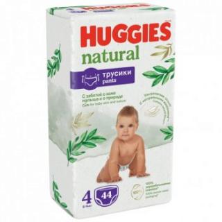 Scutece Huggies Natural Pants, Nr. 4,44 buc, 9-14 kg