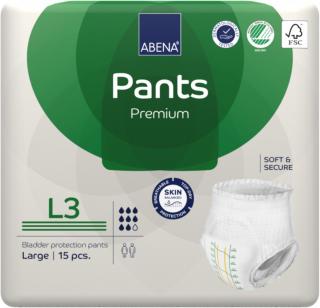 Scutece Incontinenta Adulti ABENA Pants L3, Premium, Tip Chilot, 15 bucati