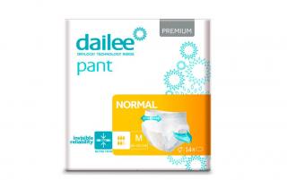 Scutece Incontinenta pentru adulti Tip Chilot DAILEE Pants Adult Premium Air Tubes 5 Picaturi, M 80-120 cm, 14 bucati