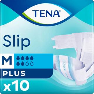 Scutece pentru incontinenta adulti  Tena Slip Plus, M, 10 bucati