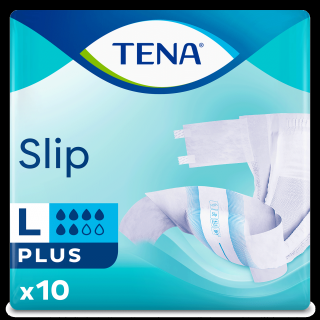 Scutece pentru incontinenta adulti Tena Slip Plus, marime L, 10 bucati