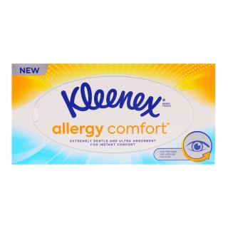 Servetele igienice uscate Kleenex BOX Allergy Comfort, 1 cutie, 56 bucati