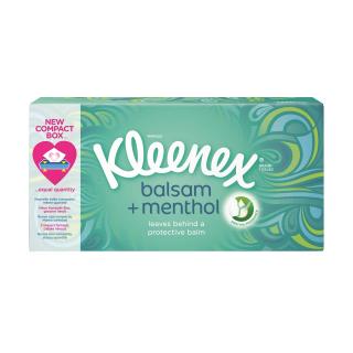 Servetele igienice uscate Kleenex BOX Balsam Menth REG, 1 cutie, 72 bucati