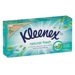 Servetele igienice uscate Kleenex BOX Natural Fresh, 1 cutie, 64 bucati