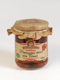 Ardei peperoncini umpluti cu ton 170 g (Ardei picanti cherry)