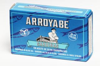 ARROYABE sardine in ulei de masline 118 gr  (Sardine in ulei)