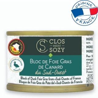 Clos Saint Sozy  Bloc de foie-gras de rata 65 g, IGP Sud-Vestul Frantei