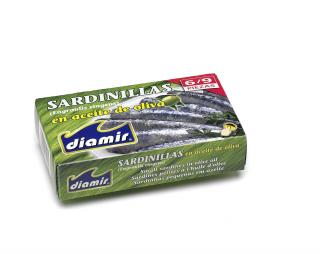 Conserva Sardine mici in ulei masline 90 g DIAMIR (Sardine)