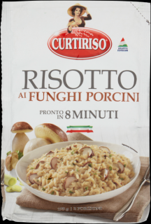 Curtiriso RISOTTO rapid cu Hribi 175 g- gata in 8 minute