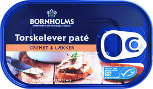 Pate din ficat de cod 115 g Bornholms (Pate ficat cod)