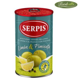 SERPIS Masline verzi umplute cu Lamaie si Piper (SERPIS)