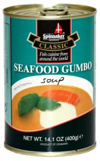 Spinnaker Seafood- Supa crema de fructe de mare Seafood Gumbo 400 g ()